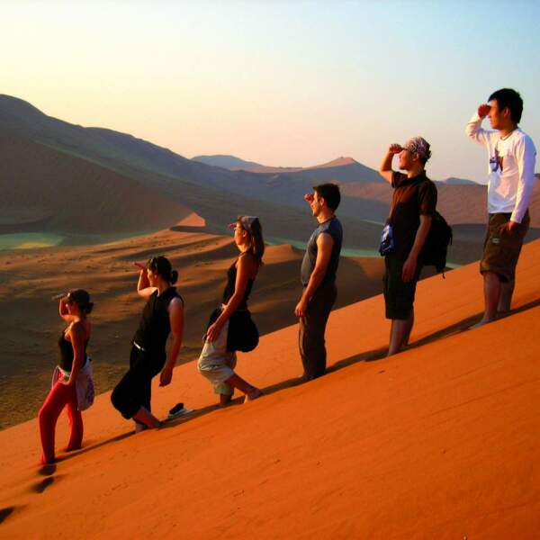 Group trip in an overland bus through Zimbabwe, Botswana, Namibia, South Africa